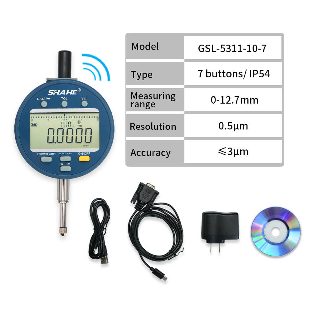 GSL-F5311-7 0,0001 Беспроводной цифровой индикатор с 7 кнопками
